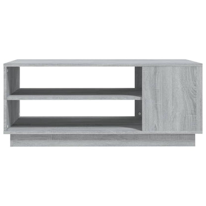 vidaXL Coffee Table Grey Sonoma 102x55x43 cm Engineered Wood