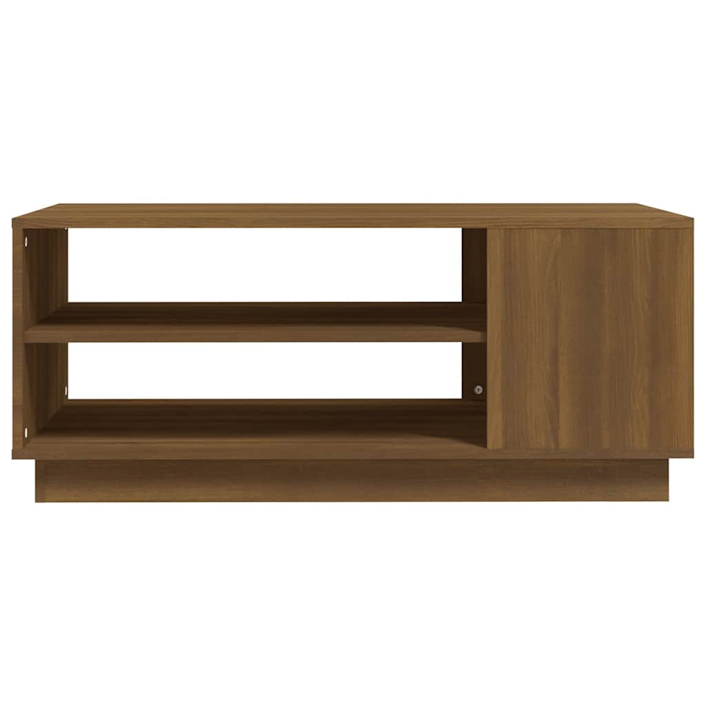 vidaXL Coffee Table Brown Oak 102x55x43 cm Engineered Wood