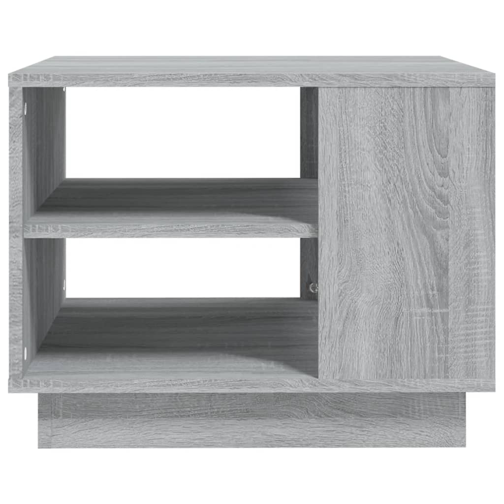 vidaXL Coffee Table Grey Sonoma 55x55x43 cm Engineered Wood