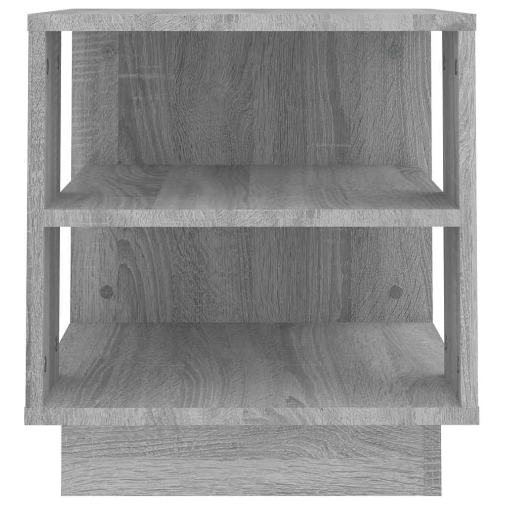 vidaXL Coffee Table Grey Sonoma 40x40x43 cm Engineered Wood