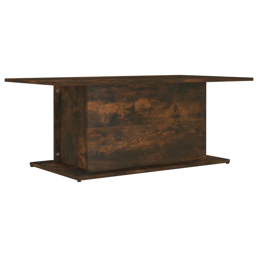813092 vidaXL Coffee Table Smoked Oak 102x55,5x40 cm Engineered Wood