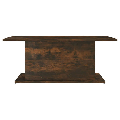 813092 vidaXL Coffee Table Smoked Oak 102x55,5x40 cm Engineered Wood