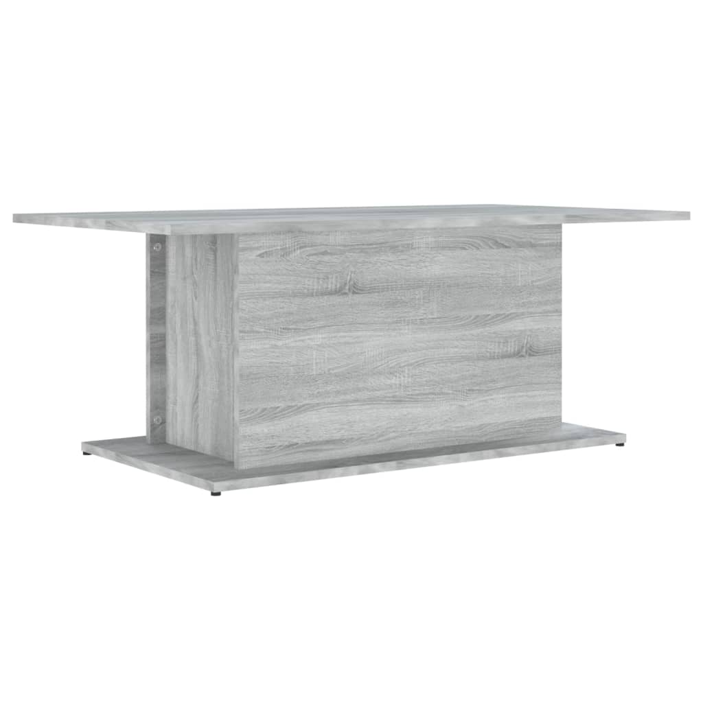 813093 vidaXL Coffee Table Grey Sonoma 102x55,5x40 cm Engineered Wood