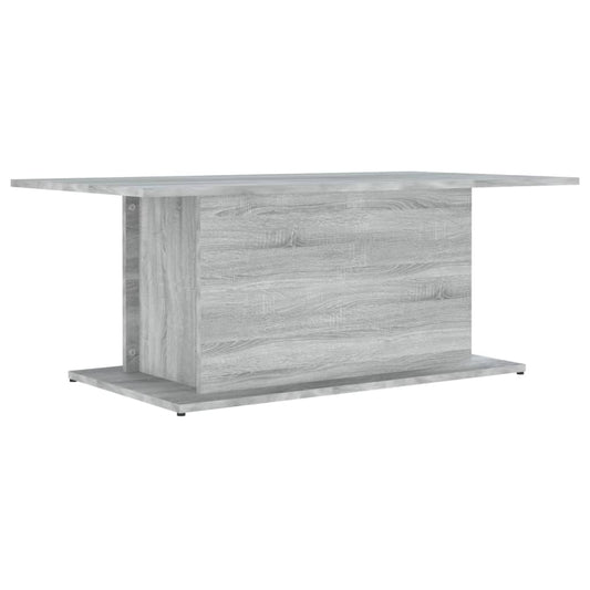 813093 vidaXL Coffee Table Grey Sonoma 102x55,5x40 cm Engineered Wood