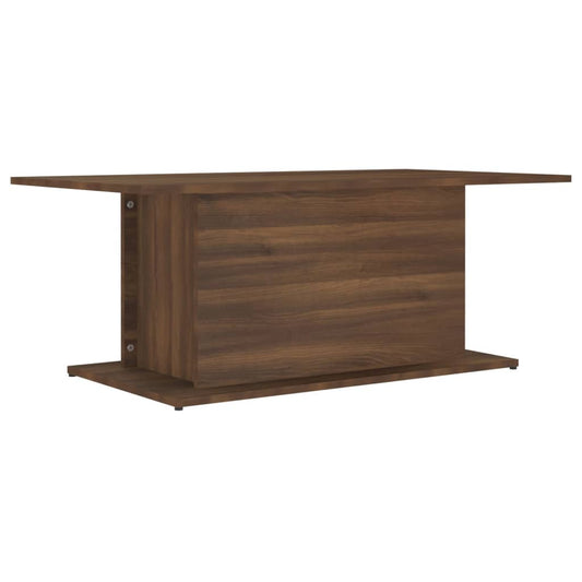 813094 vidaXL Coffee Table Brown Oak 102x55,5x40 cm Engineered Wood