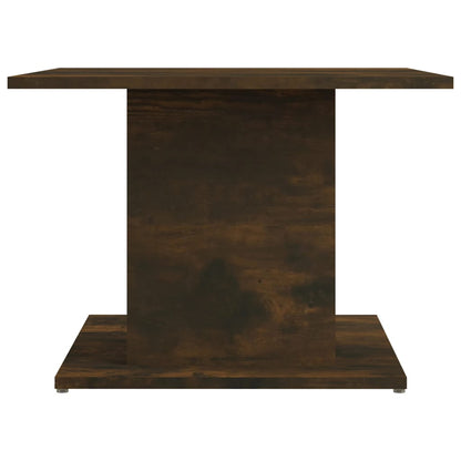 vidaXL Coffee Table Smoked Oak 55,5x55,5x40 cm Engineered Wood