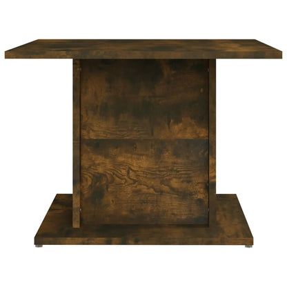 vidaXL Coffee Table Smoked Oak 55,5x55,5x40 cm Engineered Wood