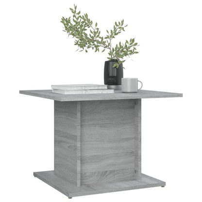 vidaXL Coffee Table Grey Sonoma 55,5x55,5x40 cm Engineered Wood
