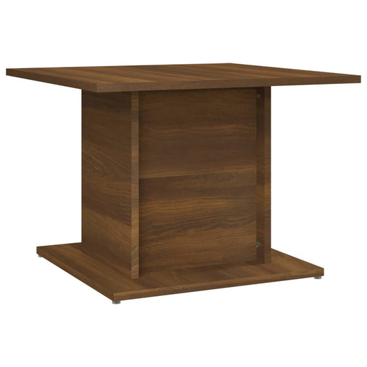 vidaXL Coffee Table Brown Oak 55,5x55,5x40 cm Engineered Wood