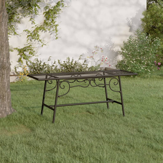 vidaXL Tree Bench | Black | Steel | Tough | Tree Bench | Circular | Traditional