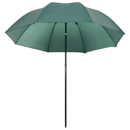vidaXL Fishing Umbrella Green 220x185 cm