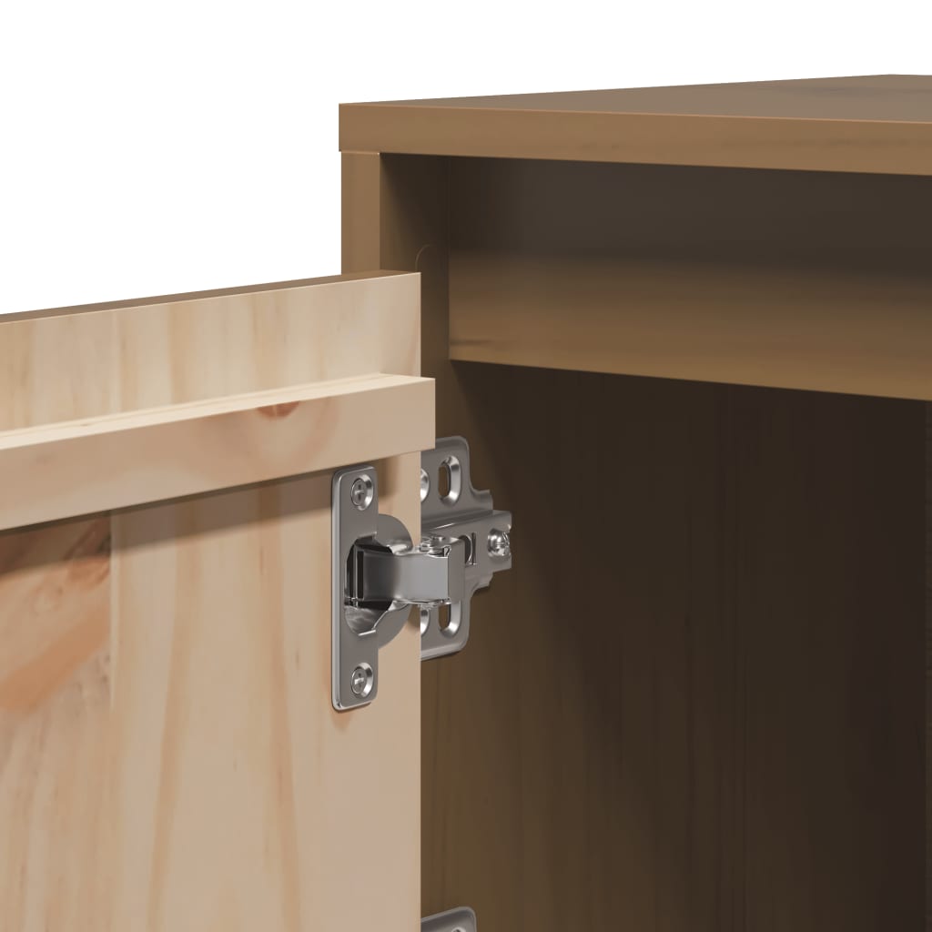 vidaXL Bedside Cabinets 2 pcs Honey Brown 40x30x40 cm Solid Wood Pine