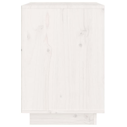 vidaXL Bedside Cabinets 2 pcs White 40x35x50 cm Solid Wood Pine