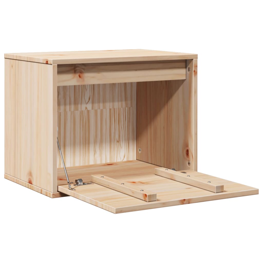 vidaXL Wall Cabinet 45x30x35 cm Solid Pinewood