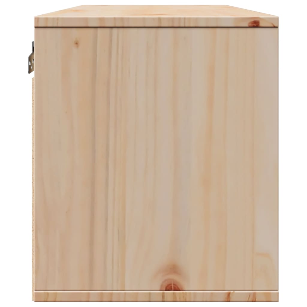 vidaXL Wall Cabinets 2 pcs 45x30x35 cm Solid Pinewood