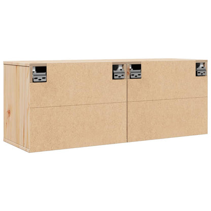 vidaXL Wall Cabinets 2 pcs 45x30x35 cm Solid Pinewood