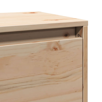 vidaXL Wall Cabinets 2 pcs 45x30x35 cm Solid Pinewood
