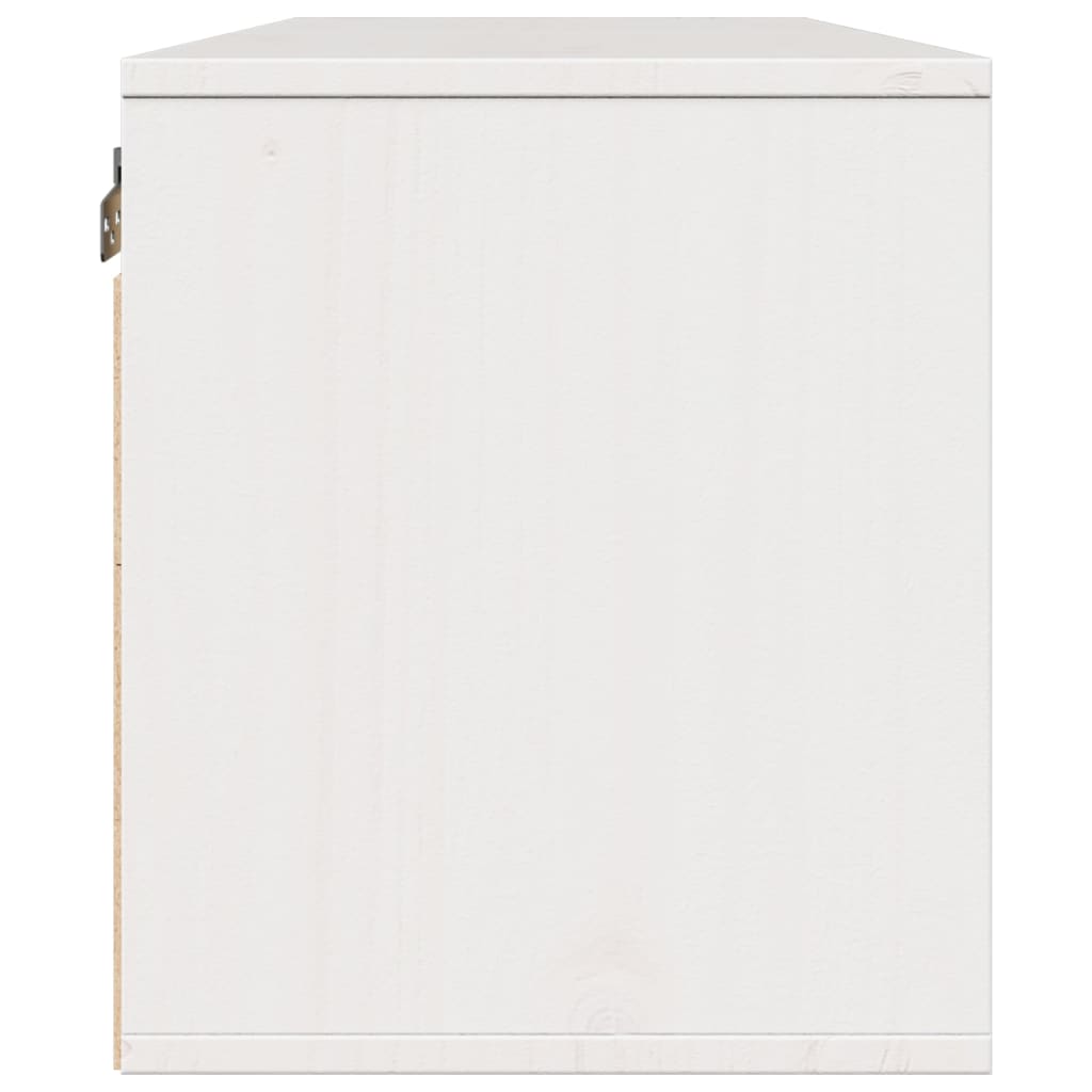 vidaXL Wall Cabinets 2 pcs White 45x30x35 cm Solid Pinewood