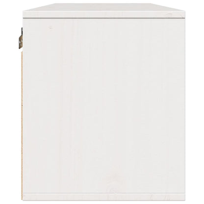 vidaXL Wall Cabinets 2 pcs White 45x30x35 cm Solid Pinewood