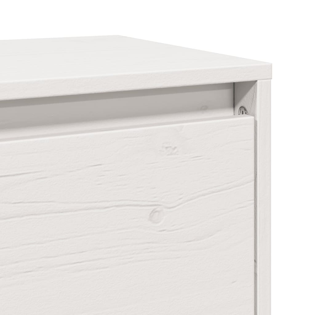 vidaXL Wall Cabinets 2 pcs White 45x30x35 cm Solid Pinewood