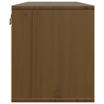 vidaXL Wall Cabinets 2 pcs Honey Brown 45x30x35 cm Solid Pinewood