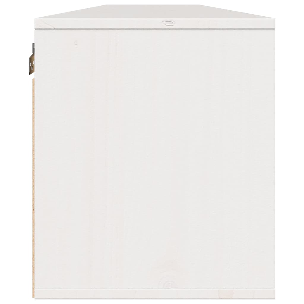 vidaXL Wall Cabinets 2 pcs White 100x30x35 cm Solid Wood Pine
