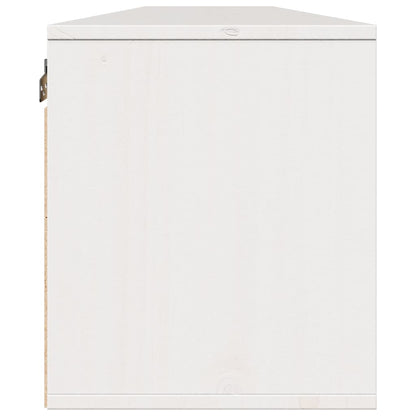 vidaXL Wall Cabinets 2 pcs White 100x30x35 cm Solid Wood Pine