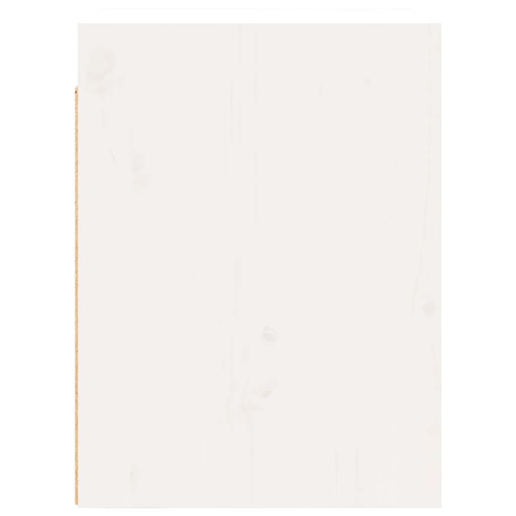 vidaXL Wall Cabinets 2 pcs White 30x30x40 cm Solid Wood Pine