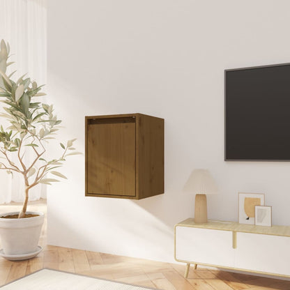 vidaXL Wall Cabinets 2 pcs Honey Brown 30x30x40 cm Solid Wood Pine