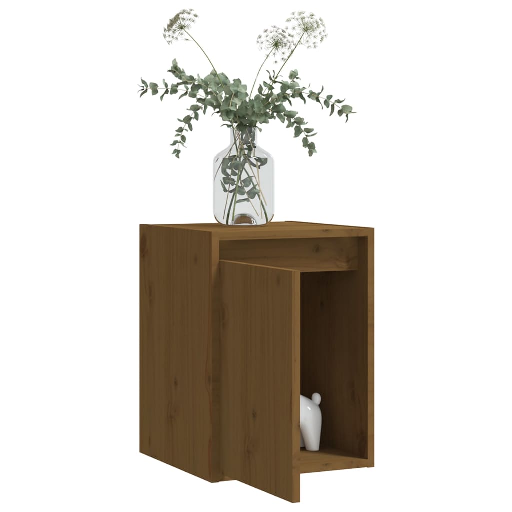 vidaXL Wall Cabinets 2 pcs Honey Brown 30x30x40 cm Solid Wood Pine