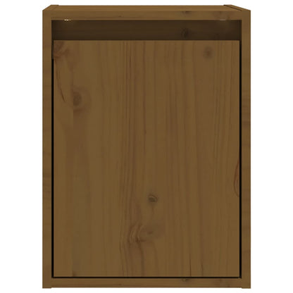 vidaXL Wall Cabinets 2 pcs Honey Brown 30x30x40 cm Solid Wood Pine