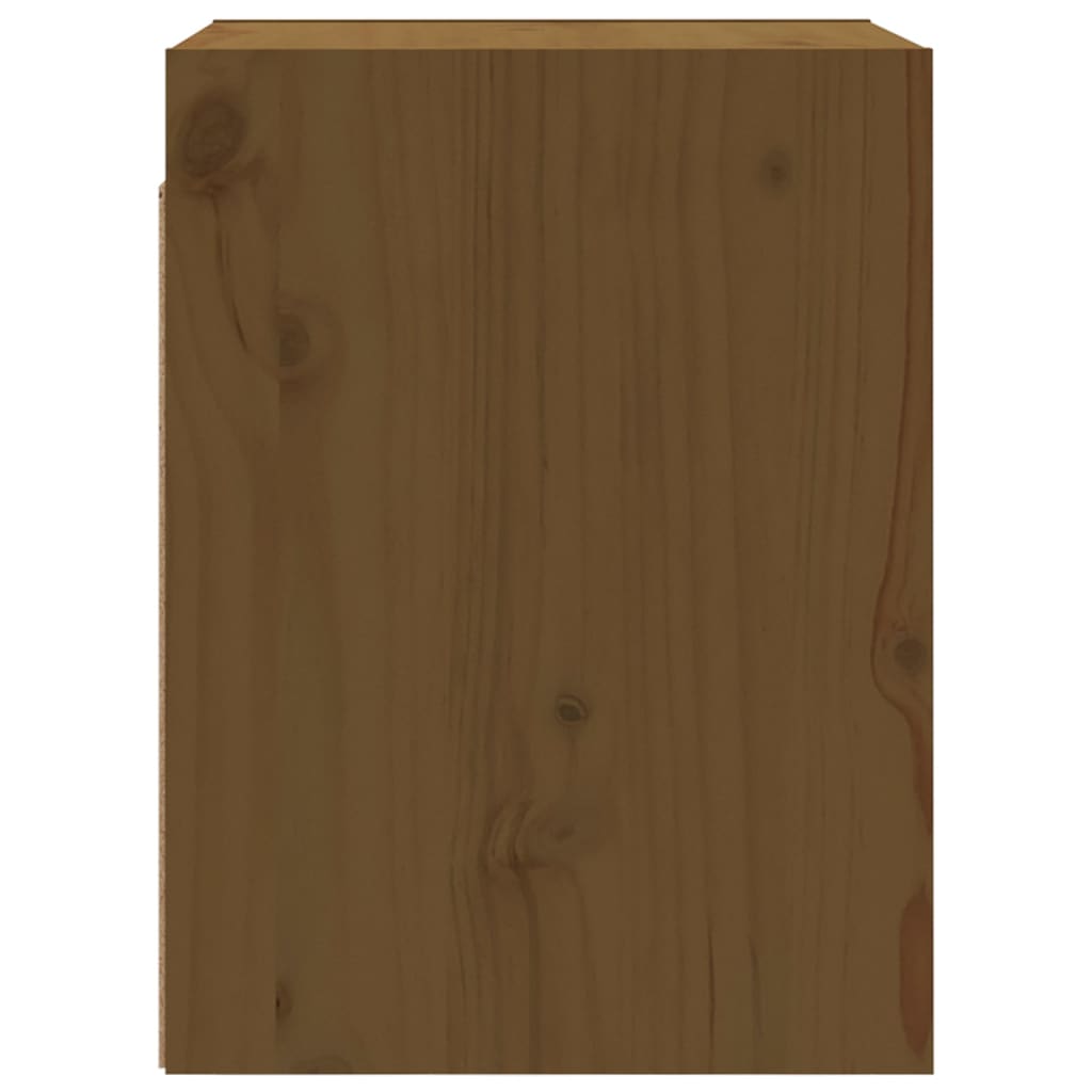vidaXL Wall Cabinets 2 pcs Honey Brown 30x30x40 cm Solid Wood Pine