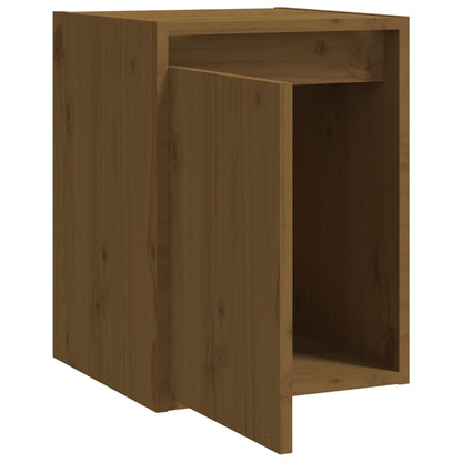vidaXL Wall Cabinets 2 pcs Honey Brown 30x30x40 cm Solid Wood Pine