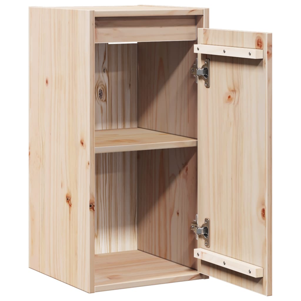 vidaXL Wall Cabinet 30x30x60 cm Solid Wood Pine