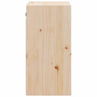 vidaXL Wall Cabinet 30x30x60 cm Solid Wood Pine