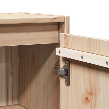 vidaXL Wall Cabinets 2 pcs 30x30x60 cm Solid Wood Pine