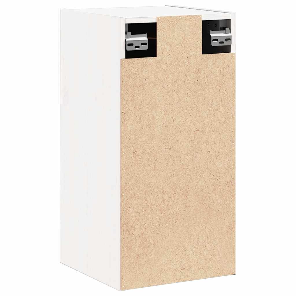 vidaXL Wall Cabinet White 30x30x60 cm Solid Wood Pine