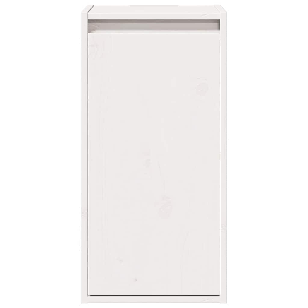 vidaXL Wall Cabinets 2 pcs White 30x30x60 cm Solid Wood Pine