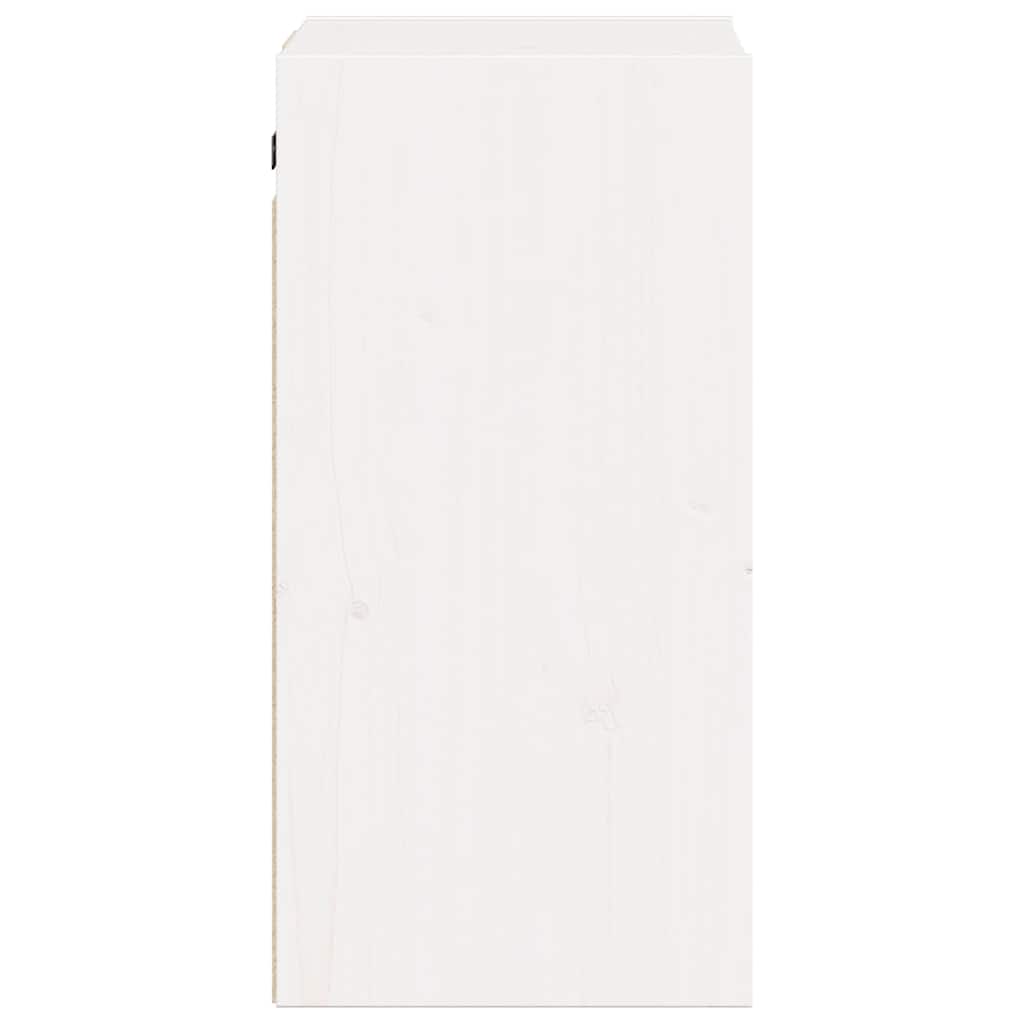 vidaXL Wall Cabinets 2 pcs White 30x30x60 cm Solid Wood Pine
