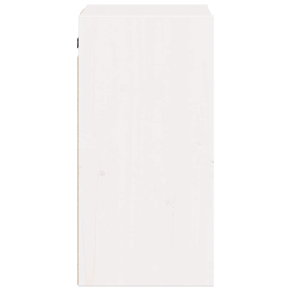 vidaXL Wall Cabinets 2 pcs White 30x30x60 cm Solid Wood Pine