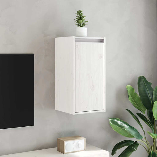 vidaXL Wall Cabinets 2 pcs White 30x30x60 cm Solid Wood Pine