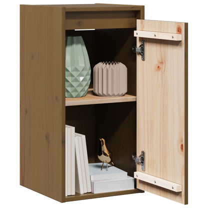 vidaXL Wall Cabinet Honey Brown 30x30x60 cm Solid Wood Pine