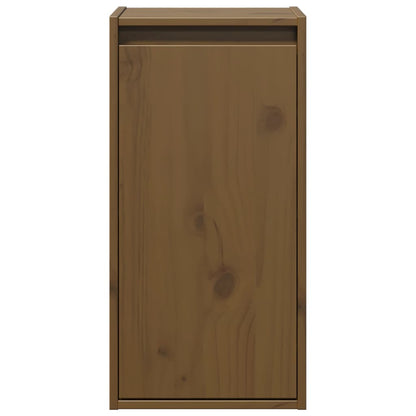 vidaXL Wall Cabinet Honey Brown 30x30x60 cm Solid Wood Pine