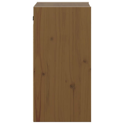 vidaXL Wall Cabinet Honey Brown 30x30x60 cm Solid Wood Pine