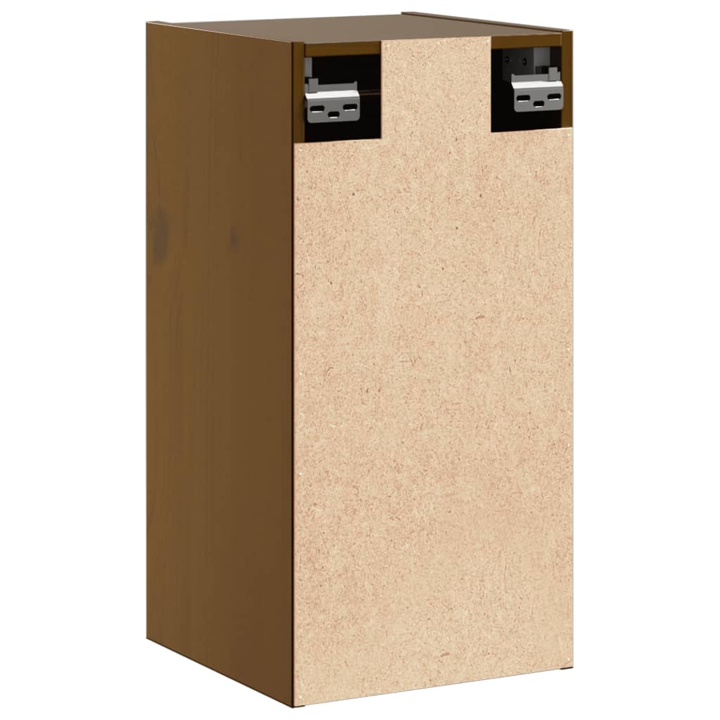 vidaXL Wall Cabinet Honey Brown 30x30x60 cm Solid Wood Pine