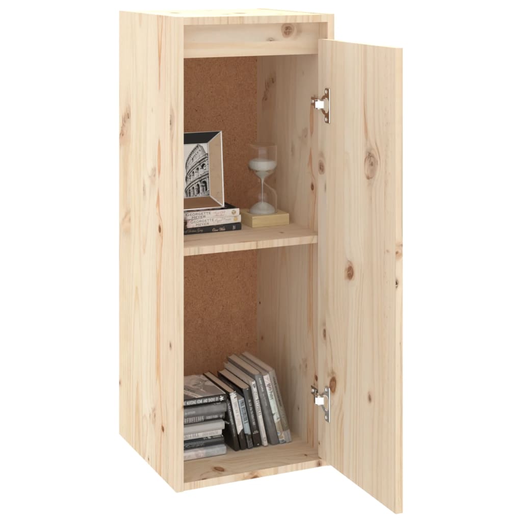 vidaXL Wall Cabinet 30x30x80 cm Solid Wood Pine