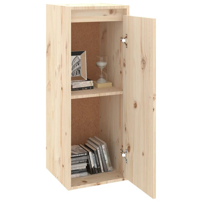 vidaXL Wall Cabinet 30x30x80 cm Solid Wood Pine