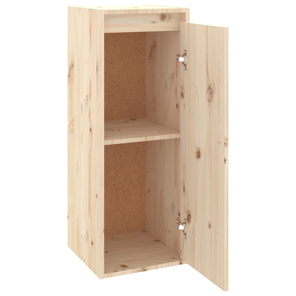 vidaXL Wall Cabinet 30x30x80 cm Solid Wood Pine