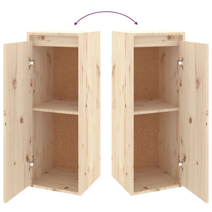 vidaXL Wall Cabinet 30x30x80 cm Solid Wood Pine
