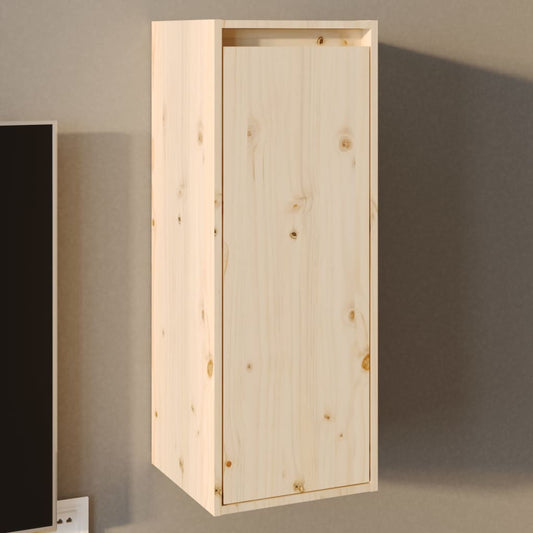 vidaXL Wall Cabinet 30x30x80 cm Solid Wood Pine